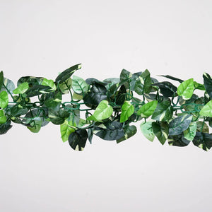 6 Ft Green UV Protected Artificial Fall Ivy Pothos 3D Garland Foliage