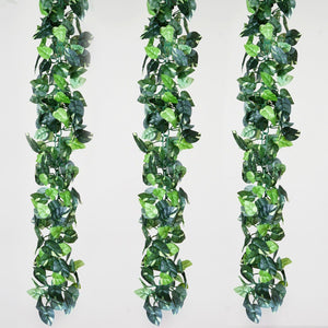 6 Ft Green UV Protected Artificial Fall Ivy Pothos 3D Garland Foliage