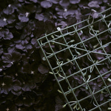 Load image into Gallery viewer, 11 Sq Ft | 4 Panels UV Protected Black Hydrangea Flower Wall Mat Panel