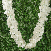 Load image into Gallery viewer, 7 FT Cream Silk Hydrangea Artificial Flower Garland