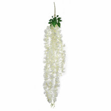 Load image into Gallery viewer, 4 Ft Cream Artificial Wisteria Vine Hanging Garland