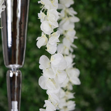 Load image into Gallery viewer, 4 Ft Cream Artificial Wisteria Vine Hanging Garland