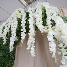 Load image into Gallery viewer, 4 Ft Cream Artificial Wisteria Vine Hanging Garland