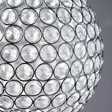 Load image into Gallery viewer, 37&quot; Tall Silver Crystal Acrylic Goblet Votive Candle Holder
