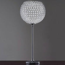 Load image into Gallery viewer, 41&quot; Tall Silver Crystal Acrylic Goblet Chandelier With 18&quot; Ball