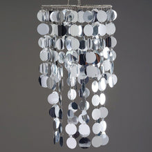 Load image into Gallery viewer, 18&quot; Silver DIVA Earrings Drop Chandelier