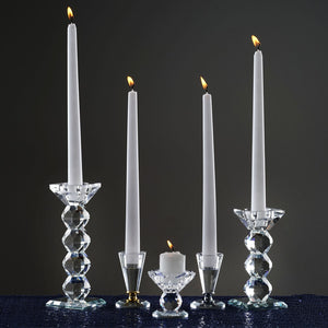 7&quot; Gemcut Crystal Glass Votive Candle Holder