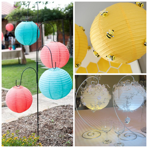 12 Pack | 30&quot; Handcrafted Turquoise Round Chinese Paper Lantern