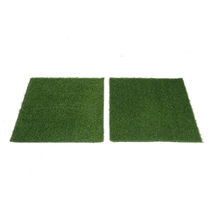 8 Sq Ft | Set of 2 Artificial Synthetic Grass Carpet Rug Mat