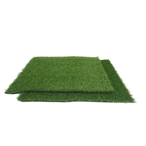 8 Sq Ft | Set of 2 Artificial Synthetic Grass Carpet Rug Mat