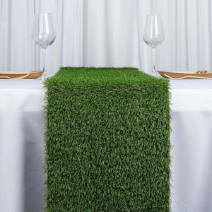 12x108&quot; Artificial Grass Table Runner