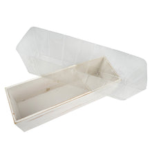 Load image into Gallery viewer, 18&quot;x6&quot; Whitewash Rectangular Wood Planter Box Set With Removable Plastic Liners